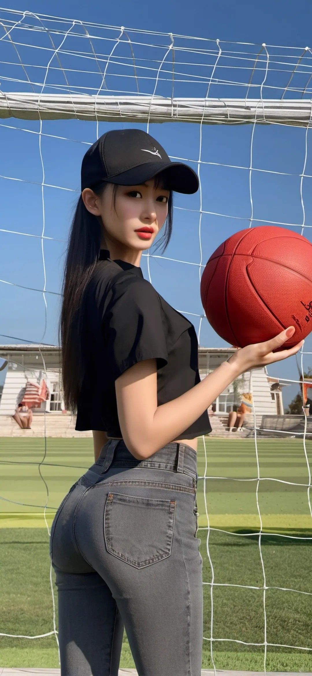 女性篮球运动员寻找适合自己的训练助手